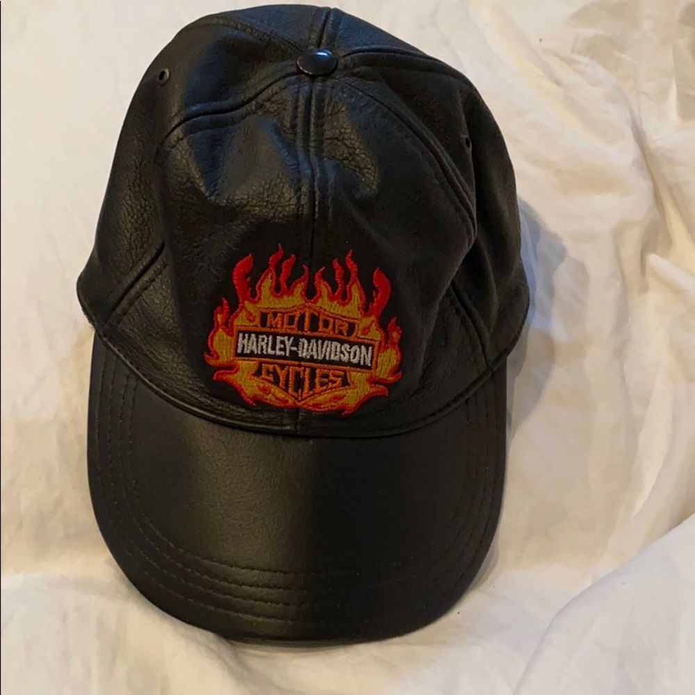 Harley-Davidson Leather bike cap